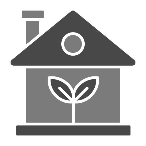 ekologiczny dom Generic color fill ikona