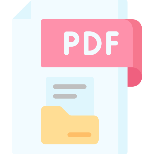 pdf Special Flat icon