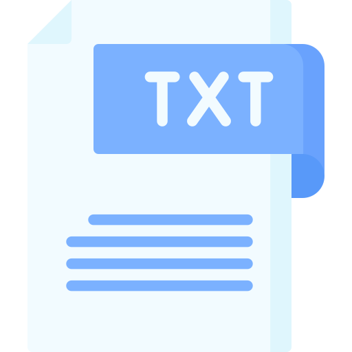 Txt Special Flat icon