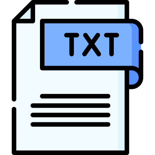 Txt Special Lineal color icon