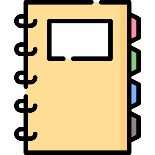 carnet de notes Special Lineal color Icône