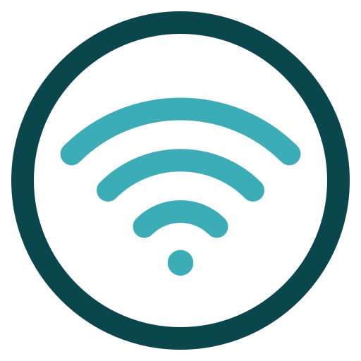 wi-fi Generic color outline Ícone
