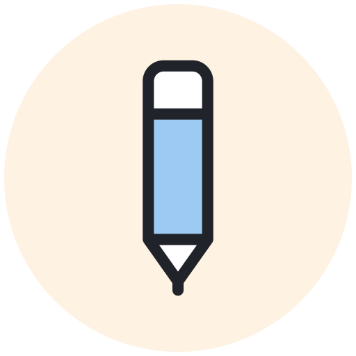 연필 Generic color lineal-color icon