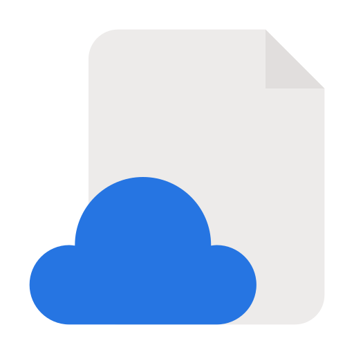 nube Generic color fill icono