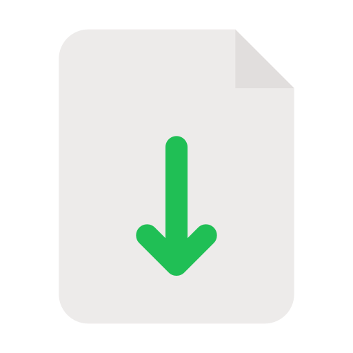 File download Generic color fill icon
