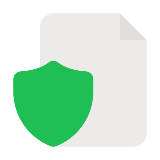 sicurezza dei file Generic color fill icona
