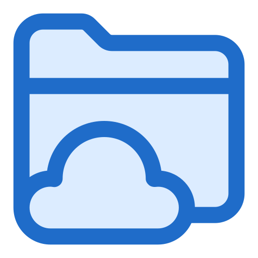 folder w chmurze Generic color lineal-color ikona
