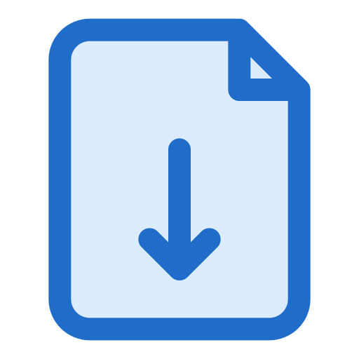 File download Generic color lineal-color icon