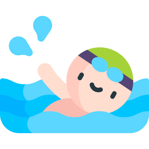 nadar Kawaii Flat icono