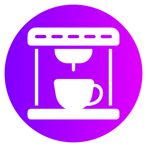 maquina de cafe Generic gradient fill icono