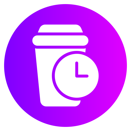 커피타임 Generic gradient fill icon