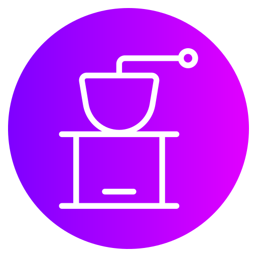 Coffee grinder Generic gradient fill icon