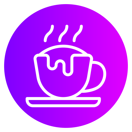 Кофе латте Generic gradient fill иконка