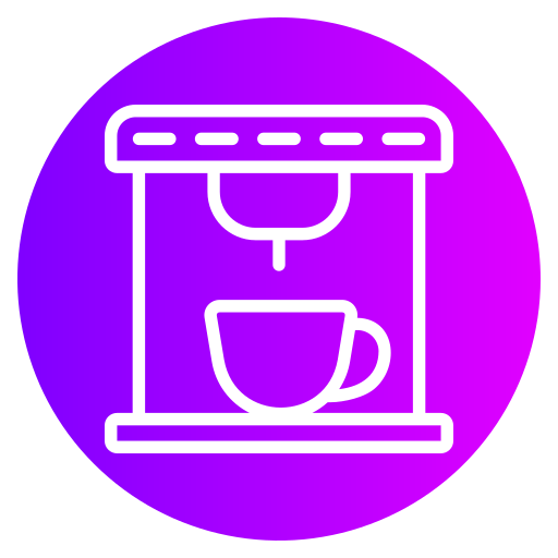 maszyna do kawy Generic gradient fill ikona