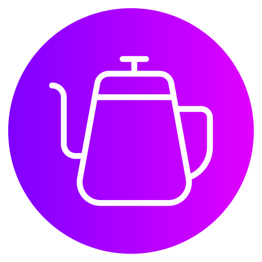 koffiepot Generic gradient fill icoon