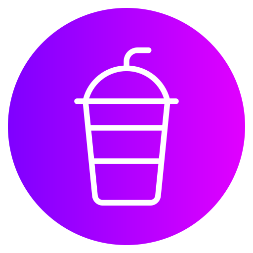 차가운 음료 Generic gradient fill icon