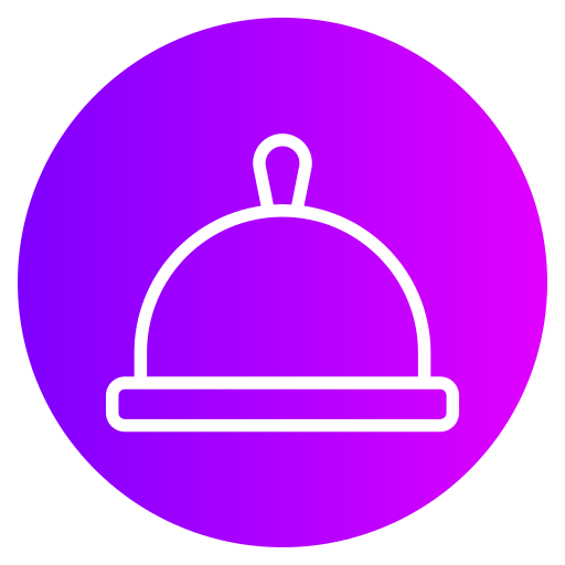 Food tray Generic gradient fill icon