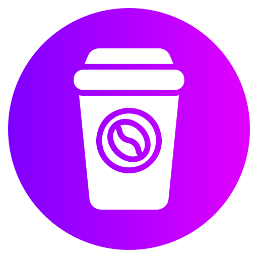 아이스 커피 Generic gradient fill icon