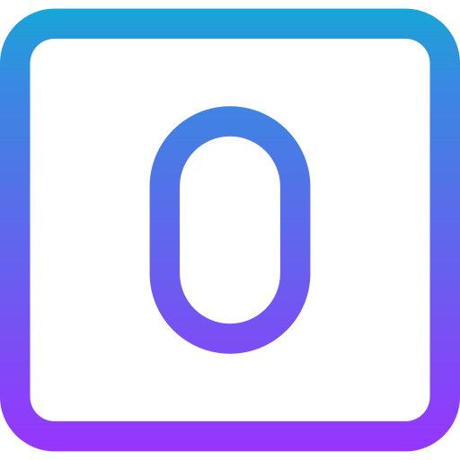 brief o Generic gradient outline icoon