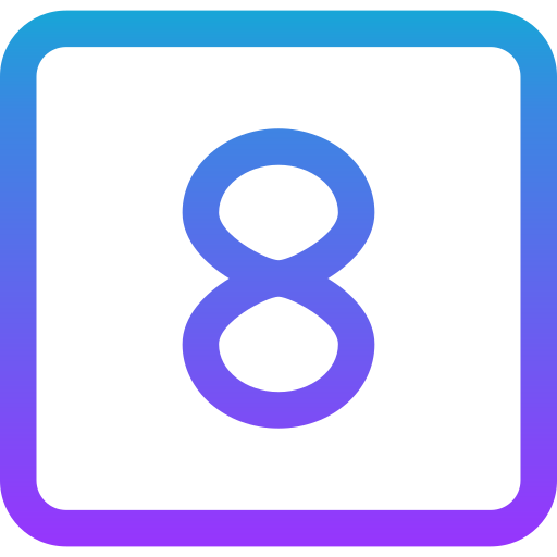 8番 Generic gradient outline icon