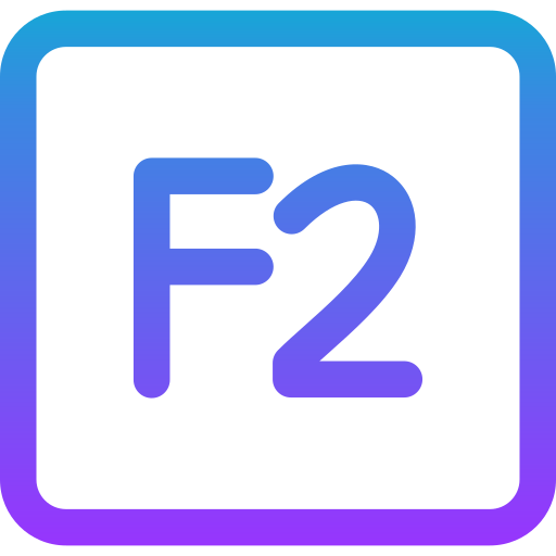f2 Generic gradient outline icona