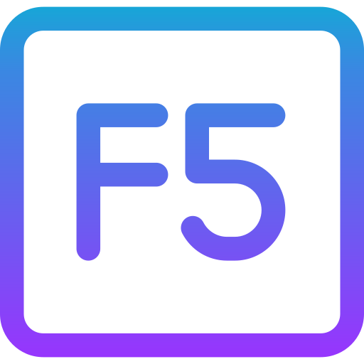 f5 Generic gradient outline icona