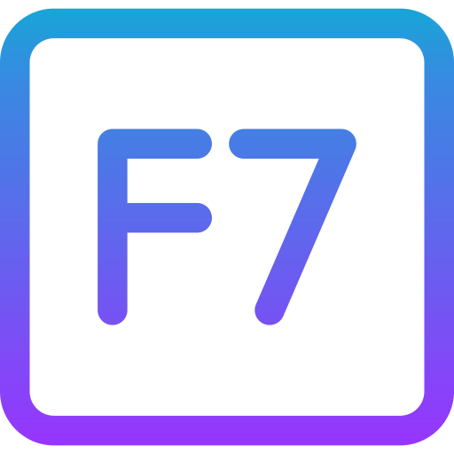 f7 Generic gradient outline icona