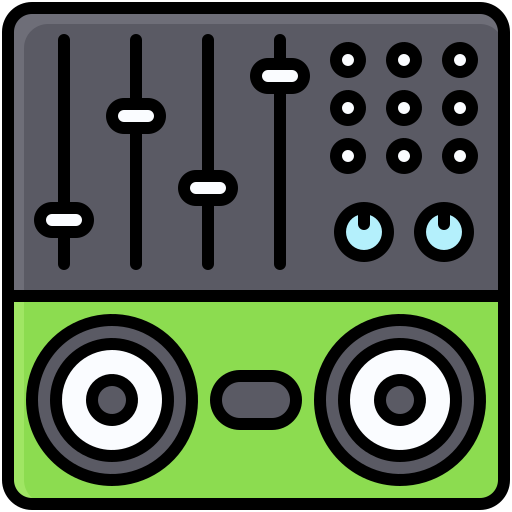 dj Generic color lineal-color icon