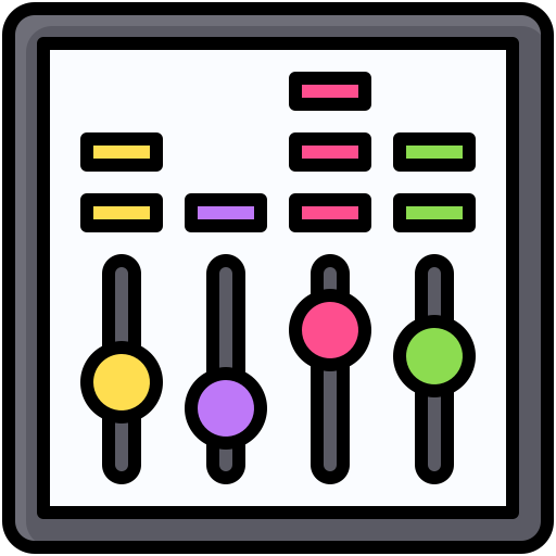 ajustes Generic color lineal-color icono