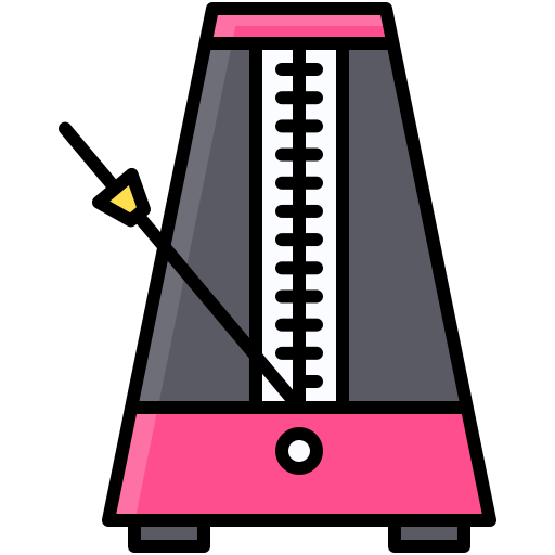 Metronome Generic color lineal-color icon