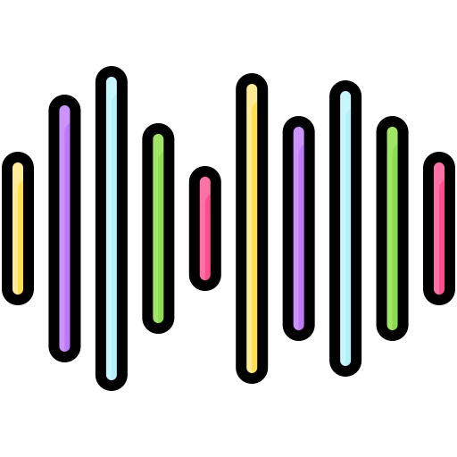 geluidsgolven Generic color lineal-color icoon