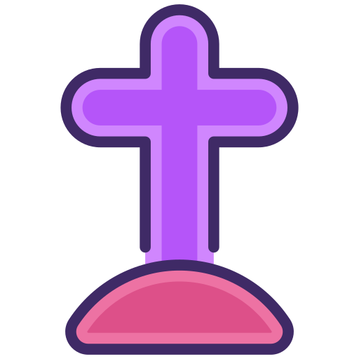 Христианский крест Generic color lineal-color иконка