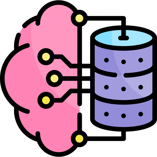 neurale Kawaii Lineal color icona