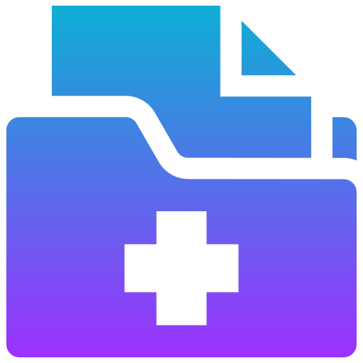 Medical record Generic gradient fill icon