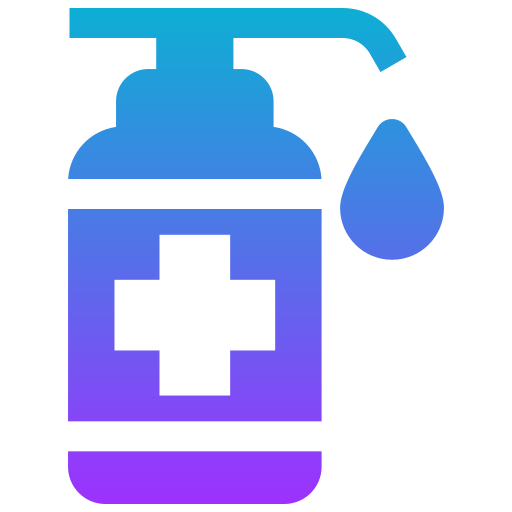 Hand sanitizer Generic gradient fill icon