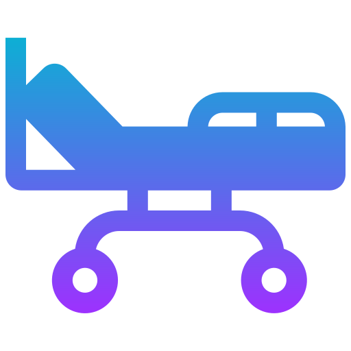 Hospital bed Generic gradient fill icon