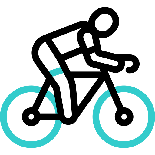 Езда на велосипеде Basic Accent Outline иконка
