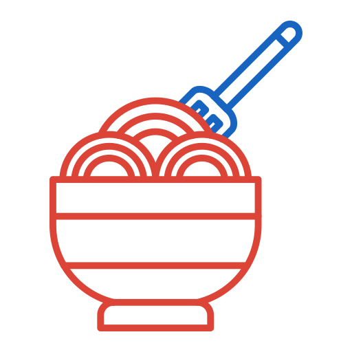 pasta Generic color outline icono