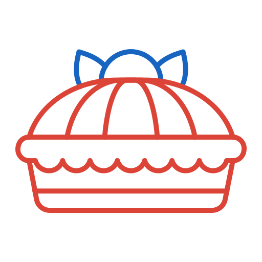 taart Generic color outline icoon