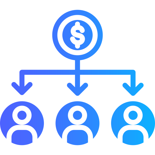 Allocation Generic gradient fill icon