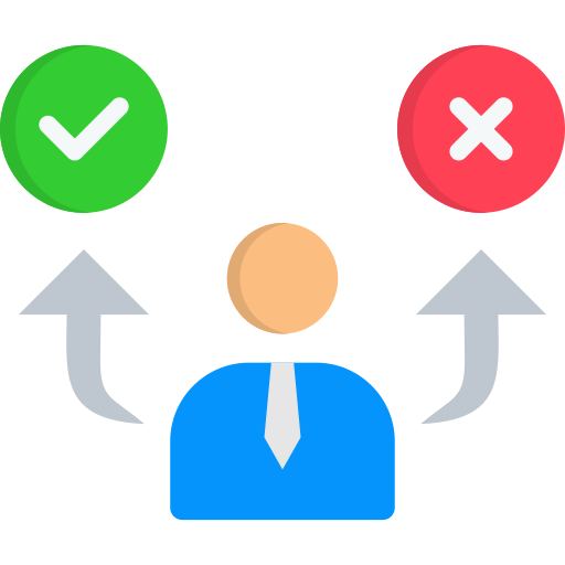 Decision making Generic color fill icon