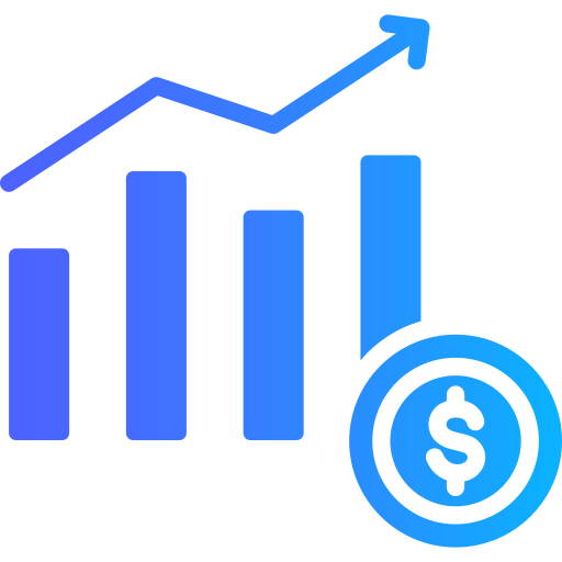 statistiche Generic gradient fill icona