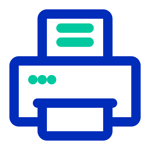 Printer Generic color outline icon