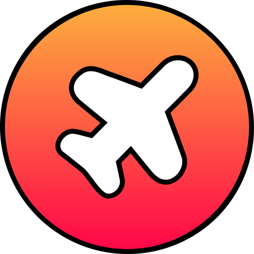 Airplane Generic gradient lineal-color icon