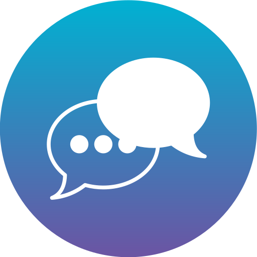 Chat bubble Generic gradient fill icon