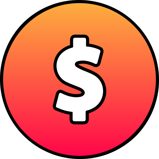 Dollar Generic gradient lineal-color icon