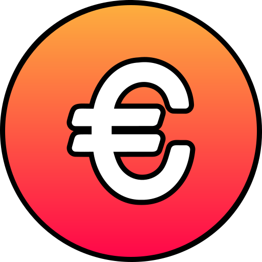 euro Generic gradient lineal-color icono