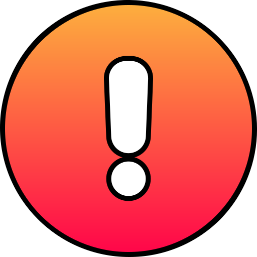 Exclamation Generic gradient lineal-color icon