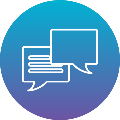 Message Generic gradient fill icon