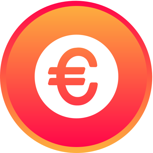 euro Generic gradient lineal-color Icône